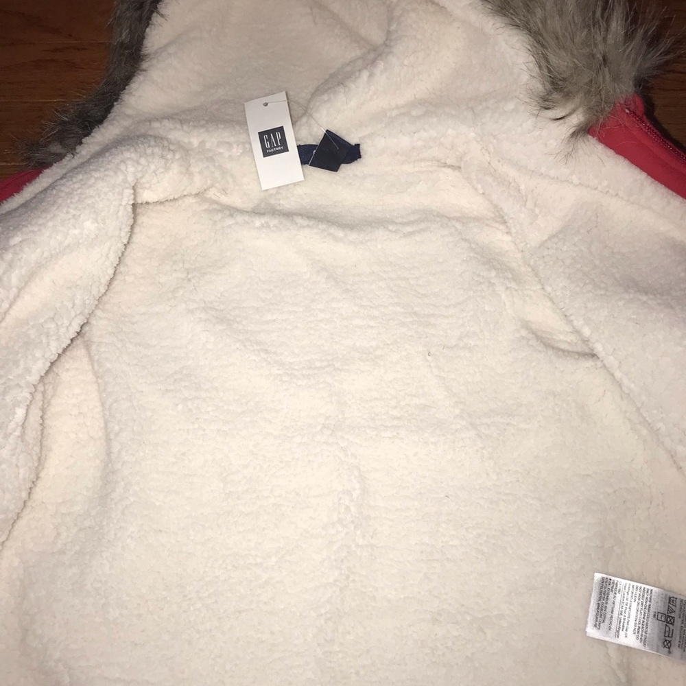 Gap Girls Sherpa Full Zip - Picture 4 of 4
